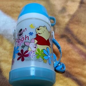 Disney Piglet and Pooh Thermos - Blue and White